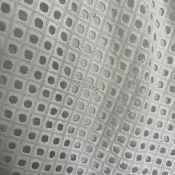 Rag & Bone Lakewood Eyelet Tiered Mini Skirt in White Size 4 - Picture 9 of 12